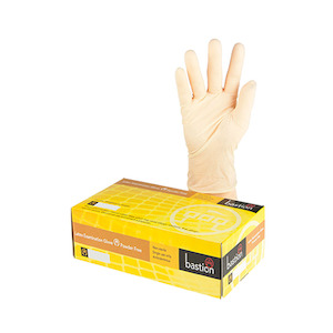 Covid 19 Ppe Disposal Equipment: Bastion | Latex Gloves Powder Free | Large