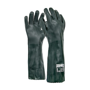 Chemical Resistant Gloves: Esko | Green Shield 45cm Glove | 48 Pairs