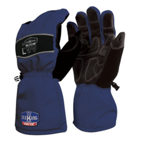 Leather Gloves 1: IceKing Navy Freezer Glove | IKFG