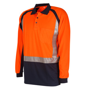 Hi-viz Long Sleeve Polo | 1677