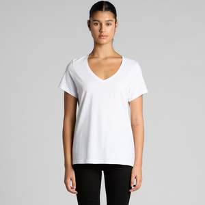As Colour: Wo's Maple V Neck Tee 4023