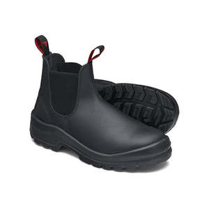 Safety Boots Footwear: Brahman Black Slip on Boot
