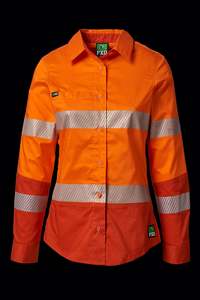 FXD | HI-VIS TAPED 360-DEGREE STRETCH WORK SHIRT | LSH-2TW