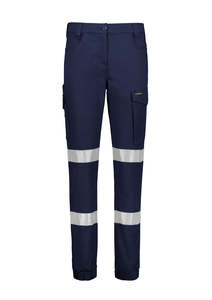 Everyday Workwear: Womens Essential Stretch Taped Cargo Pant - Cuffed | ZP735