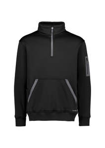 Hi Vis Wet Weather Jackets Coats: Unisex Streetworx Water Resistant 1/4 Zip Pullover | ZT665