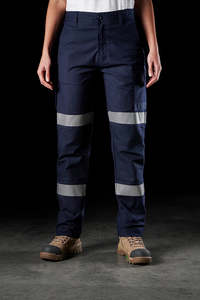 Womens Workwear Hi Vis Clothing: FXD | WOMENS REFLECTIVE STRETCH WORK PANT | WP-3WT