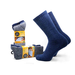 Safety Boots Footwear: Grisport Mens Outdoor Socks 3 PAck