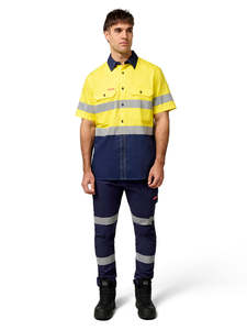 CORE HV SS LW SPLICED VENTED DRILL SHIRT