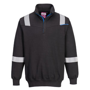 Everyday Workwear: WX3 Modaflame Knit FR 1/4 Zip Sweatshirt Black - FR710