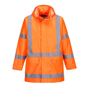 Hi Vis Wet Weather Jackets Coats: TTMC-W23 X-Back Rain Traffic Jacket - TM610