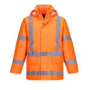 Hi Vis Wet Weather Jackets Coats: TTMC-W23 X Back Winter Traffic Jacket - TM600 -