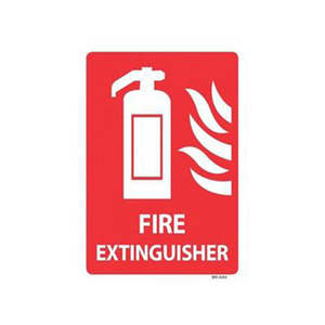 Construction Building Site First Aid Kits: Fire Extinguisher Sign 240mm x 340mm