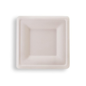 Products: SUGAR CANE 6″ SQUARE PLATE 50 PIECE – Total Foods