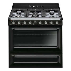 MULTIFUEL: Smeg Victoria 90cm Freestanding Pyrolytic Oven with Gas Cooktop