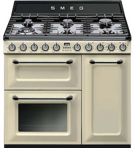 SMEG 90CM VICTORIA FREESTANDING OVEN (CREAM)