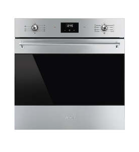 Wall Ovens: SMEG 60CM STAINLESS STEEL PYROLYTIC BUILT-IN OVEN