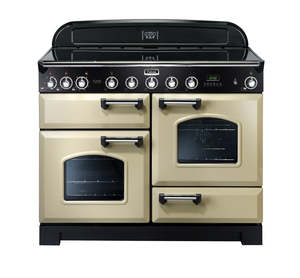 Electric Freestanding Ovens: **DISPLAY MODEL**FALCON CLASSIC DELUXE 110CM INDUCTION COOKER CREAM CHROME