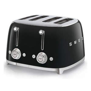 Small Appliances: Smeg 4 Slice Toaster Black