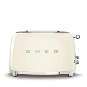 Small Appliances: Smeg 2 Slice Toaster Cream