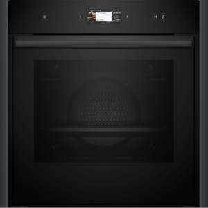 Single Wall Ovens: NEFF N90, 60cm Flex Design Built-in Oven with added steam function, 4.1" Full Touch TFT Display