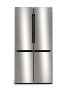 Fridge Freezer: Bosch Series 4 Multi Door Fridge Freezer, Brushed steel anti-fingerprint