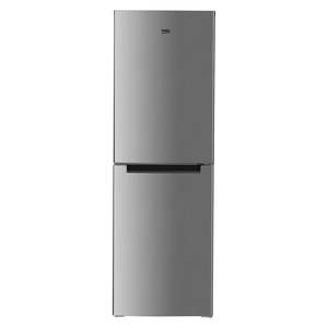 Fridge Freezer: Beko 231Lt Net  Volume Silver Bottom Mount, Frost-free, Fridge/Freezer