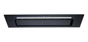 EUROMIAD 90CM UNDERMOUNT RANGEHOOD BLACK GLASS