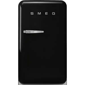 SMEG FAB10 50's Style Retro Mini Bar Right Hand Hinge 135L Black