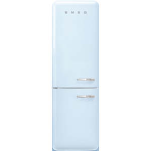 Refrigeration: SMEG FAB32 50's Style Retro Refrigerator Left Hand Hinge 331L Blue