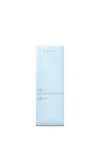 Refrigeration: SMEG FAB38 50's Style Retro Refrigerator Right Hand Hinge 481L Pastel Blue