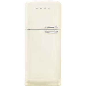 Refrigeration: SMEG FAB50 50's Style Retro Refrigerator Left Hand Hinge 523L Cream