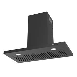 Appliances: XIT 90cm Wall Mounted rangehood - Black