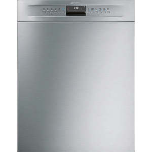 Appliances: SMEG Sapphire Premium Underbench Dishwasher 60cm Stainless Steel