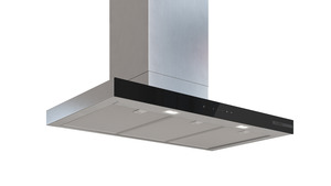 Bosch Series 6, Wall-mounted canopy rangehood, 90 cm, Stainless steel look