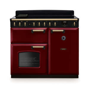 Electric Freestanding Ovens: Classic Deluxe 100 Antique Brass, Chrome