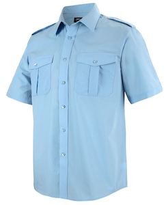 6E JBs Wear Epaulette Shirt Short Sleeve and Long Sleeve Shirt in Blue