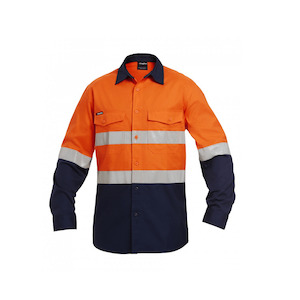 Shirts Polos: K54880 King Gee Workcool 2 Reflective Spliced Shirt Long Sleeve