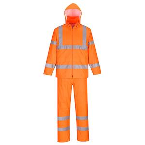 Pants: H448 Portwest Hi-Vis Packaway Rainsuit