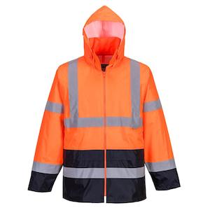 Jackets: H443 Portwest Hi-Vis Contrast Rain Traffic Jacket