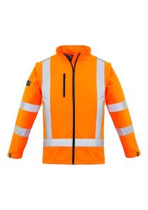 Jackets: ZJ770 Syzmik Womens Hi Vis NSW Rail X Back 2 In 1 Softshell Jacket