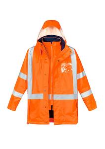 Jackets: ZJ616 Syzmik Mens TTMC-W17 X Back 4 In 1 Waterproof Jacket