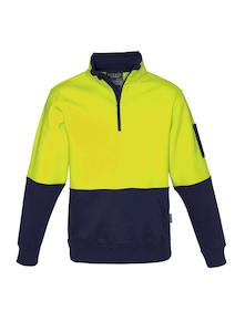 Hoodies Jumpers: ZT476 Syzmik Unisex Hi Vis 1/2 Zip Pullover