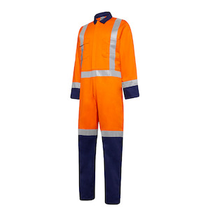 Flame Resistant Ttmc: N11485 Hard Yakka TTMC Cotton Zip Overall