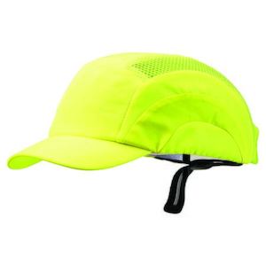 Hard Hats: BCFYSP Pro Choice Bump Cap - Short Peak Fluro Yellow