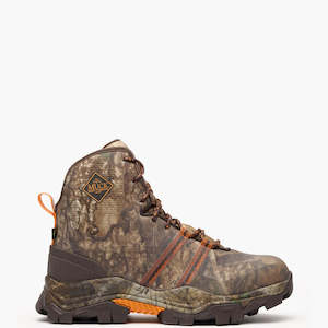 Work Boots: MMAPMAPX The Muck Boot Company Alpha Pursuit Boot in Brown/Orange