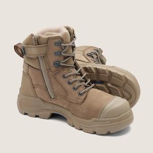9063 Blundstone Unisex RotoFlex Safety Boots Stone Nubuck