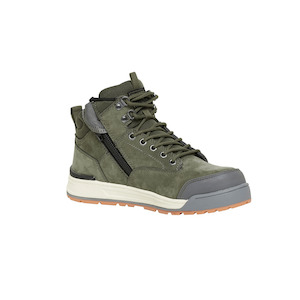 Hard Yakka Boots: Y60203 Hard Yakka 3056 Lace Zip Boot (Olive)
