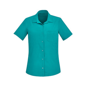 Healthcare: CS947LS Womens Easy Stretch Short Sleeve Shirt