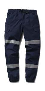 Pants Ww: WP-12CT FXD Elastic Waist Stretch Ripstop Work Pant Cuffed Taped