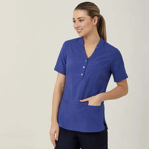 Frontpage: CAT9XQ CLEARANCE NNT Polylin Short Sleeve Tunic